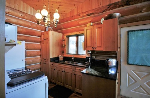 Maple Falls House | Lakeside Real Log Cabin with Private Dock, Pets OK