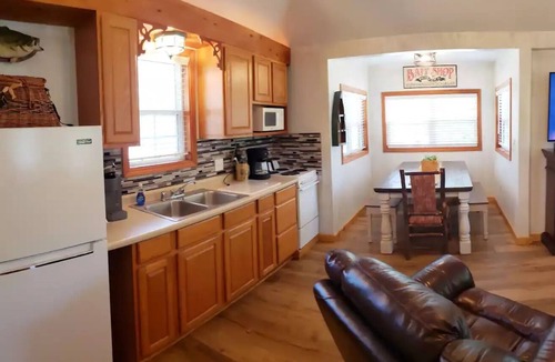 Branson Cabin | Lakeside Retreat - Romantic Cabin - Resort Pool, Dock, Fire Pit!