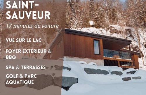 Sainte-Adele Ski Chalet | Lakeview Mid Century Luxury Cottage