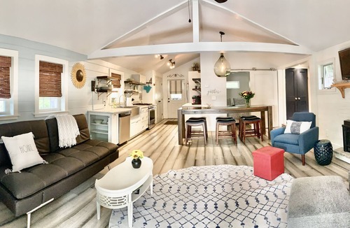 Canandaigua Cottage | Lakeview retreat with beach access. Stylish home just steps from Deep Run Beach.