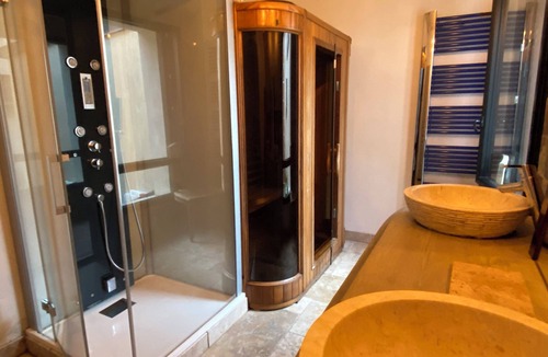 Vignoc Villa | Lalolitarosia: indoor pool and spa, nature and chic, open loft spirit.