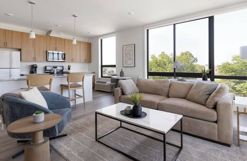 Carteret Apartment | Landing | Beautiful 2BD, Gym, Courtyard