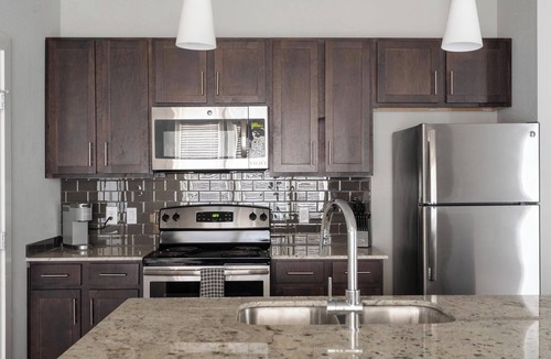 Buda Apartment | Landing | Chic 1BD, Clubhouse, Pool