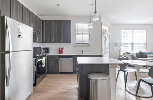 Pflugerville Apartment | Landing | Chic 1BD, Game Room, Courtyard
