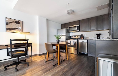 Downtown Hartford Apartment | Landing | Chic 1BD, Gym, Game Room