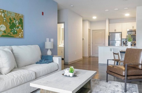 Raleigh Apartment | Landing | Chic 1BD, Rooftop Lounge, Yoga Studio