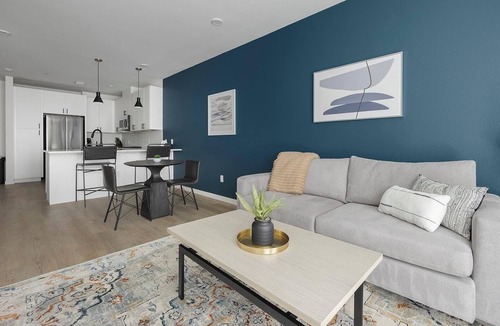 Civic Center Apartment | Landing | Chic 1BD, Rooftop Lounge, Gym