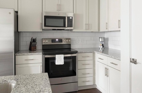 East Raleigh Apartment | Landing | Chic 2BD, Clubhouse, Yoga Studio