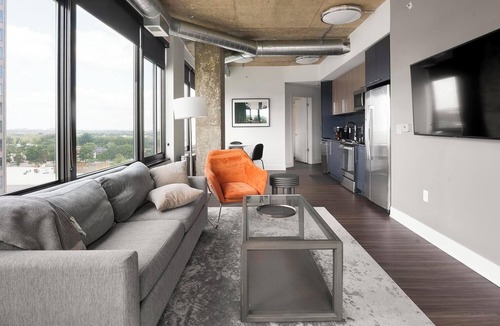 Baileys Crossroads Apartment | Landing | Chic 2BD, Gym, Game Room