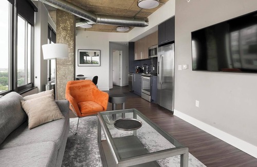 Baileys Crossroads Apartment | Landing | Chic 2BD, Gym, Game Room