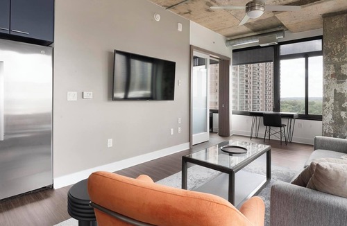 Baileys Crossroads Apartment | Landing | Chic 2BD, Gym, Game Room