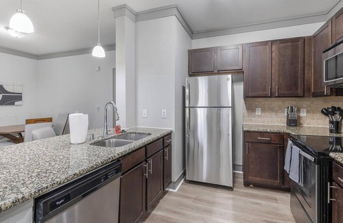 Northeast Carrollton Apartment | Landing | Chic 3BD, Gym, Pool