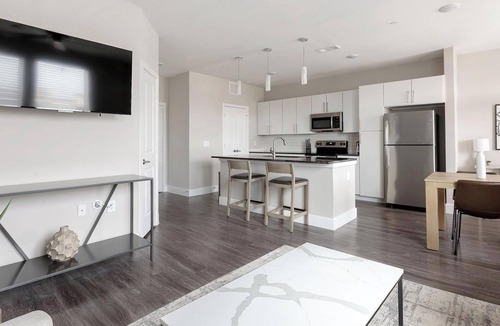 Allen Apartment | Landing | Incredible 1BD, Game Room, Yoga Studio