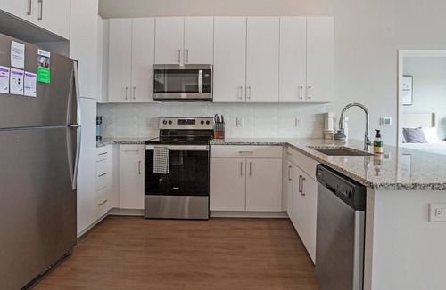 North Kansas City Apartment | Landing | Incredible 2BD, Pool, Courtyard