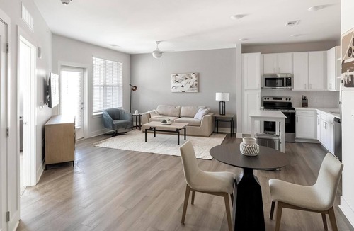 Belle Mina Apartment | Landing | Modern 1BD, Gym, Pool