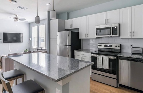 Conroe Apartment | Landing | Modern 1BD, Game Room, Pool