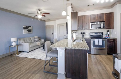 Northeast Carrollton Apartment | Landing | Modern 1BD, Pool, Gym