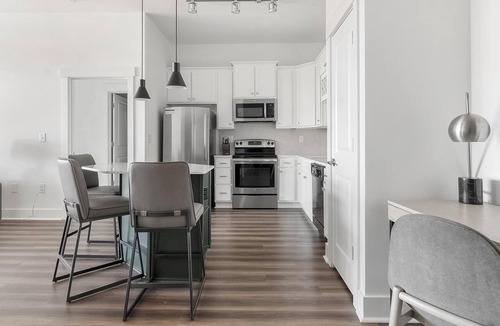 Cary Apartment | Landing | Modern 2BD, Gym, Rooftop Lounge