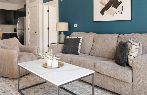 Sugar Hill Apartment | Landing | Modern 2BD, Yoga Studio, Gym