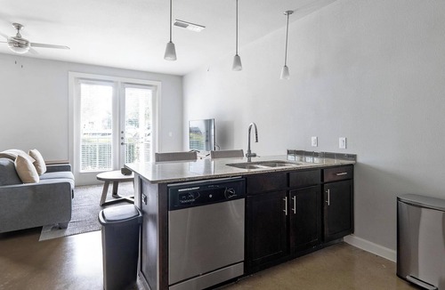 Buda Apartment | Landing | Modern Studio, Yoga Studio, Gym