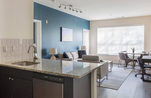 Norristown Apartment | Landing | Modern 2BD, Pool, Clubhouse