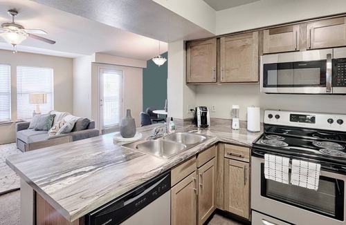 Jenks Apartment | Landing | Spectacular 1BD, Gym, Clubhouse
