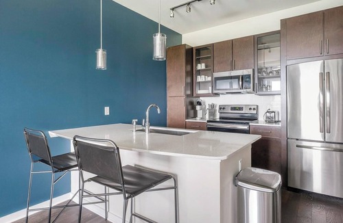 Woodland Heights Apartment | Landing | Spectacular 1BD, Yoga Studio, Gym