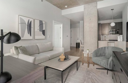 Downtown Apartment | Landing | Spectacular 2BD, Yoga Studio, Courtyard