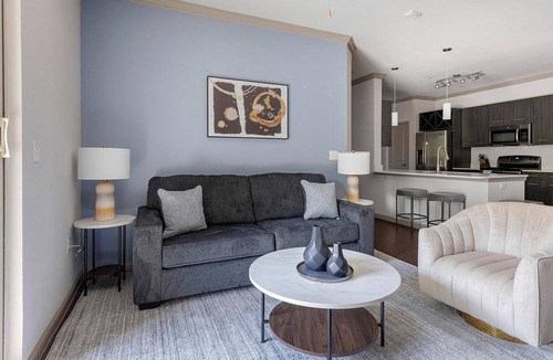 Wetmore Apartment | Landing | Spectacular 2BD, Gym, Yoga Studio