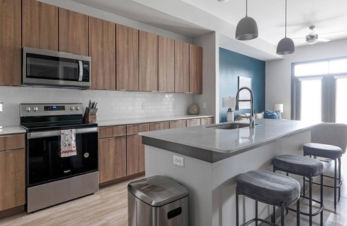 Buda Apartment | Landing | Stylish 1BD, Clubhouse, Game Room