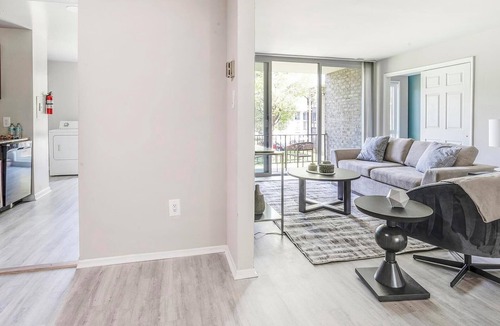 Greenbelt Apartment | Landing | Stylish 1BD, Gym, Pool