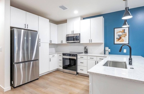 Civic Center Apartment | Landing | Stylish 1BD, Gym, Rooftop Lounge