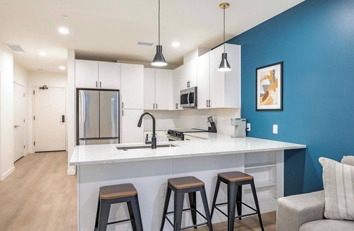 Civic Center Apartment | Landing | Stylish 1BD, Gym, Rooftop Lounge