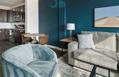 Woodland Heights Apartment | Landing | Stylish 1BD, Gym, Yoga Studio