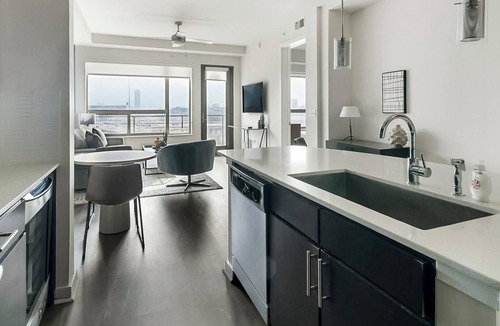 Woodland Heights Apartment | Landing | Stylish 1BD, Gym, Yoga Studio