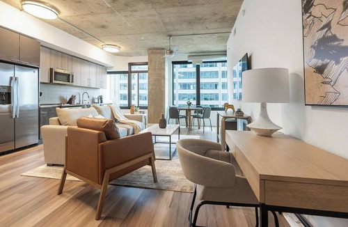 Baileys Crossroads Apartment | Landing | Stylish 2BD, Game Room, Gym