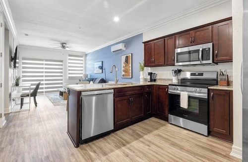 Johnstown Apartment | Landing | Stylish 2BD, Clubhouse, Yoga Studio