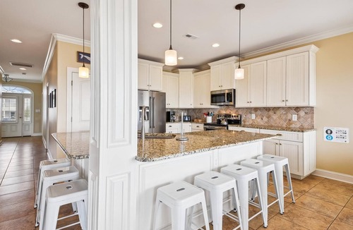 North Myrtle Beach House | Landshark, Luxury Oceanfront Cherry Grove Home with Game Room and Pool