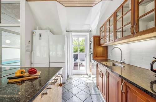 Øby House | Large 18-person pool house with outdoor hot tub, outdoor sauna and enclosed.