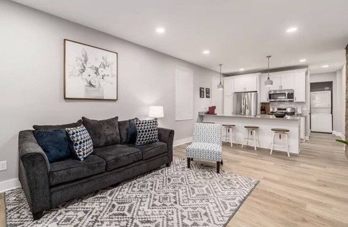 Livingston Park Apartment | Large 3 bedroom with fenced yard and games!