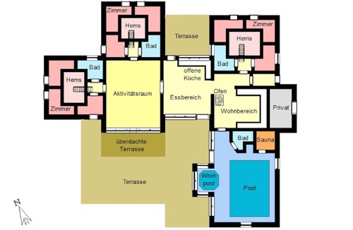 Flovt Strand House | Large architect-designed house with pool