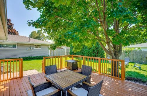 Sheboygan House | Large Backyard, Walk to Hospital: Sheboygan Abode!