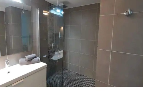 Marigot Condo | Large "Blue Sunset" studio sea and beach