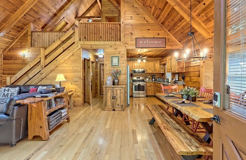 My Mountain Cabin | Large Deck, Screened Porch, Hot Tub, Fire Pit