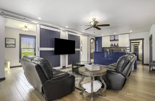 Fennville House | Large family friendly compound, heated pool, and Indoor Basketball court