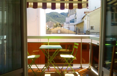 Amelie-les-Bains-Palalda Apartment | Large, modern studio in quiet city center with mountain views for vacations or spa.