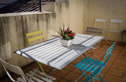 Saint-Jean-de-Valeriscle Apartment | Large air-conditioned duplex for 6 people, ideal for families, Porte des Cévennes