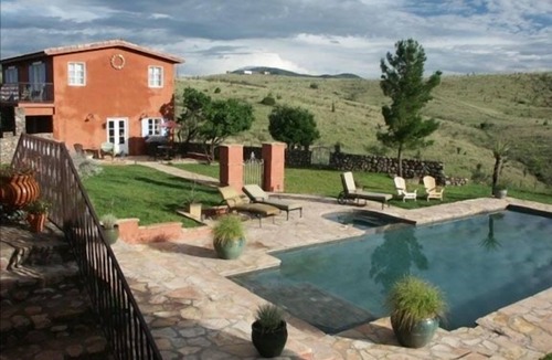 Fort Davis Cottage | Large guesthouse withpool/spa, 360 degrees mountain views, horses welcome