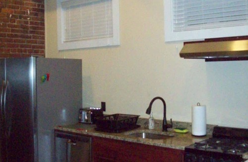 Macon Apartment | Large Historic Downtown Loft - Rear