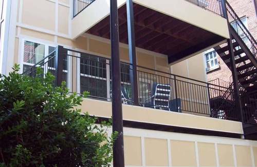 Macon Apartment | Large Historic Downtown Loft - Rear